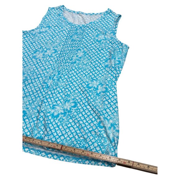 Lands End Womens Sleeveless Floral Top M - Picture 11 of 11